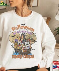Comfort Colors® Halloween On The High Seas 2023 Sweatshirt Disney Mickey And Friends Classic T-Shirt