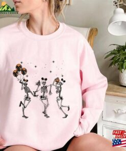 Comfort Colors® Halloween Party Dancing Skeleton Sweatshirt Disneyland Fall Disney Mickey Ears Unisex