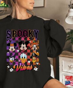 Comfort Colors® Halloween Spooky Vibes Sweatshirt Vbes Mickey And Friends Unisex Hoodie