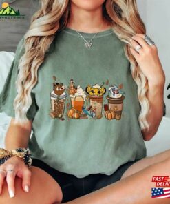 Comfort Colors(r) Lion King Latte Coffee Halloween Shirt Disney Character Men Women Apparel T Shirt Unisex 3