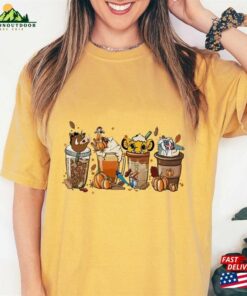 Comfort Colors(r) Lion King Latte Coffee Halloween Shirt Disney Character Men Women Apparel T Shirt Unisex 4