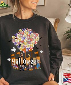 Comfort Colors® Mickey Friends Halloween Sweatshirt Balloons T-Shirt Classic