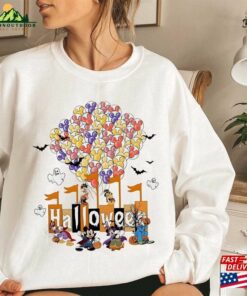 Comfort Colors(r) Mickey Friends Halloween Sweatshirt Balloons T Shirt Classic 4