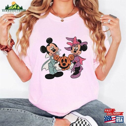 Comfort Colors® Mickey Minnie Pumpkin Halloween Shirt Spooky Season Disney Celebrations 2023 Classic T-Shirt