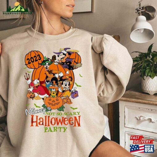 Comfort Colors® Mickey’s Not So Scary Halloween Party Sweatshirt Disney Classic T-Shirt