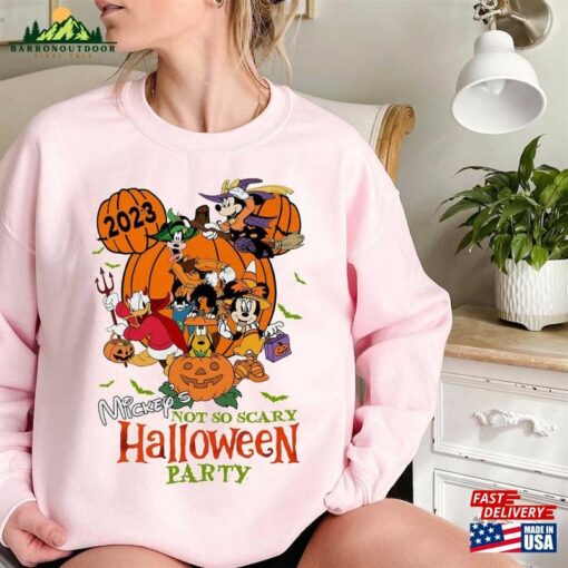 Comfort Colors® Mickey’s Not So Scary Halloween Party Sweatshirt Disney Classic T-Shirt