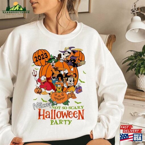 Comfort Colors® Mickey’s Not So Scary Halloween Party Sweatshirt Disney Classic T-Shirt