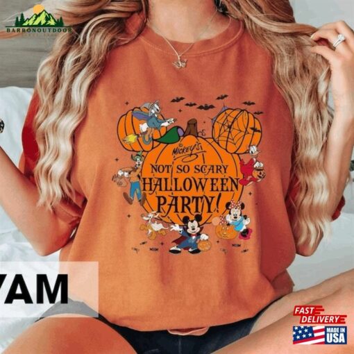 Comfort Colors® Mickey’s Not So Scary Halloween Shirt Party T-Shirt Sweatshirt