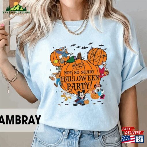 Comfort Colors® Mickey’s Not So Scary Halloween Shirt Party T-Shirt Sweatshirt