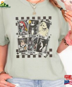 Comfort Colors(r) Nightmare Characters Tarot Cards Shirt Horror Halloween Disney Classic Sweatshirt 4