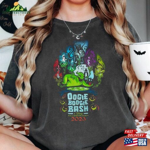 Comfort Colors® Oogie Boogie And Villains Bash 2023 Mickey’s Not So Scary Party Hoodie T-Shirt