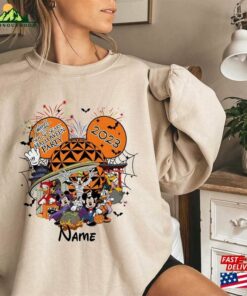 Comfort Colors® Personalized Mickey And Friends Epcot Halloween Sweatshirt Party T-Shirt Classic