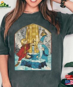 Comfort Colors® Retro Arthur And Merlin Shirt The Sword In Stone T-Shirt Funny Disney Tee Disneyland Halloween Party Classic Unisex