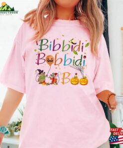 Comfort Colors® Retro Bibbidi Bobbidi Boo Halloween Shirt Jaq And Gus Pumpkin Classic Unisex