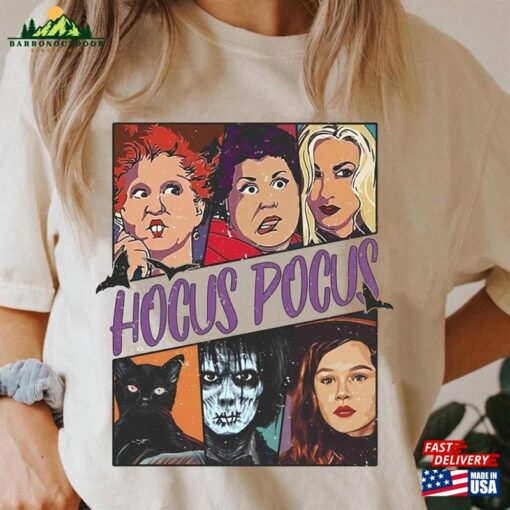 Comfort Colors® Retro Disney Hocus Pocus Shirt Halloween Sanderson Sisters T-Shirt Spooky Season Tee Unisex Classic