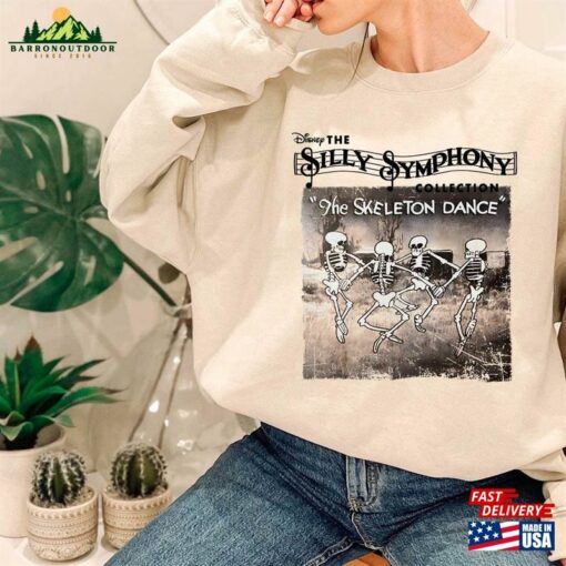 Comfort Colors® Retro Silly Symphony Sweatshirts The Skeleton Dance Sweatshirt Disney Halloween Hoodie