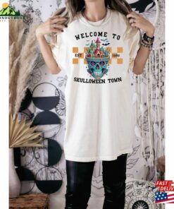 Comfort Colors(r) Skelloweentown Tshirt Halloweentown Shirt Cute Halloween T Shirt Unisex 3