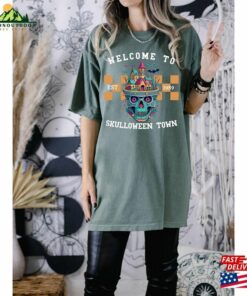 Comfort Colors(r) Skelloweentown Tshirt Halloweentown Shirt Cute Halloween T Shirt Unisex 4