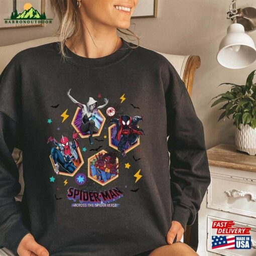 Comfort Colors® Spider Man Across The Verse Sweatshirt Hoodie Classic