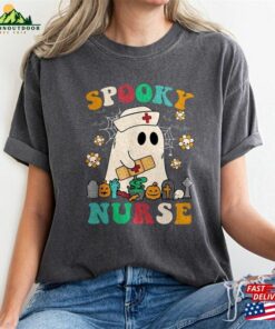 Comfort Colors® Spooky Nurse Shirt Halloween Family T-Shirt Classic