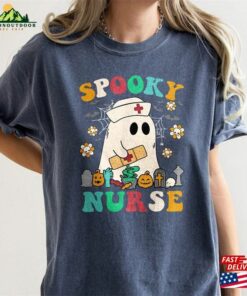 Comfort Colors® Spooky Nurse Shirt Halloween Family T-Shirt Classic