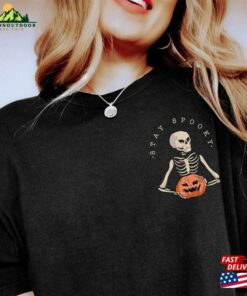 Comfort Colors® Stay Spooky T Shirt Minimal Halloween Classic Sweatshirt