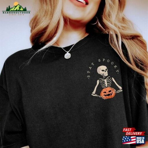 Comfort Colors® Stay Spooky T Shirt Minimal Halloween Classic Sweatshirt