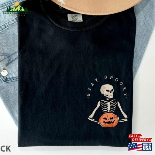 Comfort Colors® Stay Spooky T Shirt Minimal Halloween Classic Sweatshirt