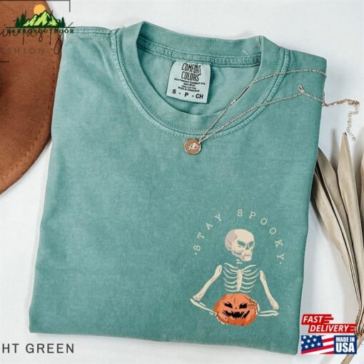 Comfort Colors® Stay Spooky T Shirt Minimal Halloween Classic Sweatshirt