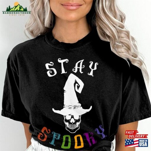 Comfort Colors® Stay Spooky T Shirt Minimal Halloween T-Shirt Sweatshirt