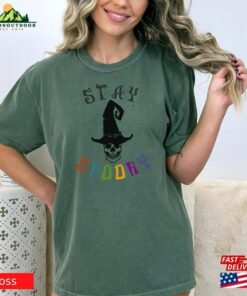 Comfort Colors(r) Stay Spooky T Shirt Minimal Halloween T Shirt Sweatshirt 4