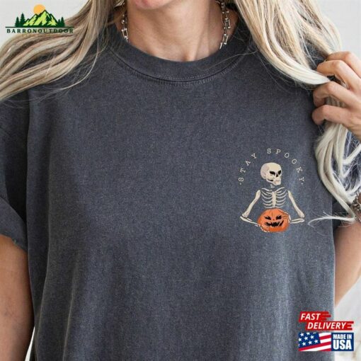 Comfort Colors® Stay Spooky T Shirt Minimal Halloween Unisex Classic