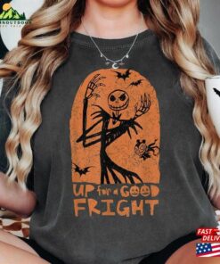 Comfort Colors® The Nightmare Up For A Good Fright Shirt Halloween Pumpkin On Main Street Unisex Hoodie