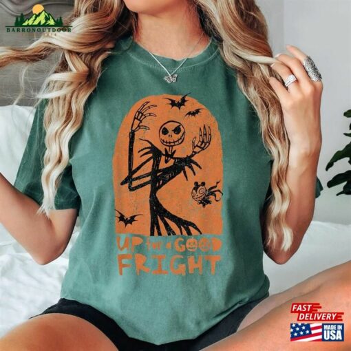 Comfort Colors® The Nightmare Up For A Good Fright Shirt Halloween Pumpkin On Main Street Unisex Hoodie