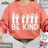 Comfort Colors® Unity Day Orange Kids 2023 Anti Bullying Love Sign Language Shirt End Sweatshirt T-Shirt