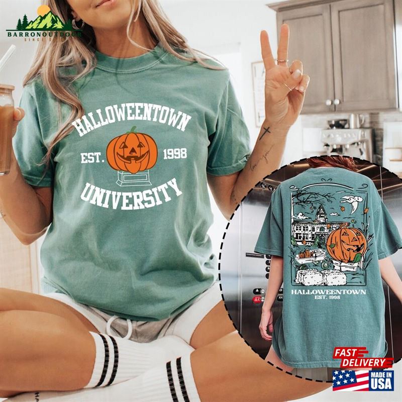 Comfort Colors® Vintage Halloweentown 1998 Shirt 2 Side University Fall Unisex Sweatshirt Comfort Colors® Vintage Halloweentown 1998 Shirt 2 Side University Fall Unisex Sweatshirt