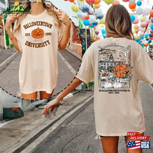 Comfort Colors® Vintage Halloweentown 1998 Shirt 2 Side University Fall Unisex Sweatshirt