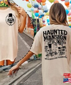 Comfort Colors® Vintage The Haunted Mansion Colors Shirt Retro Halloween Hoodie Sweatshirt