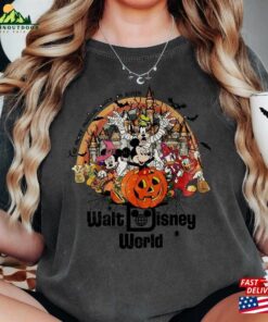Comfort Colors(r) Vintage Walt Disney World Halloween Shirt Mickeys Not So Scary Sweatshirt T Shirt 3