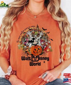 Comfort Colors(r) Vintage Walt Disney World Halloween Shirt Mickeys Not So Scary Sweatshirt T Shirt 4