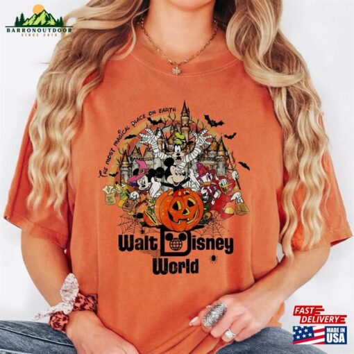 Comfort Colors® Vintage Walt Disney World Halloween Shirt Mickey’s Not So Scary Sweatshirt T-Shirt