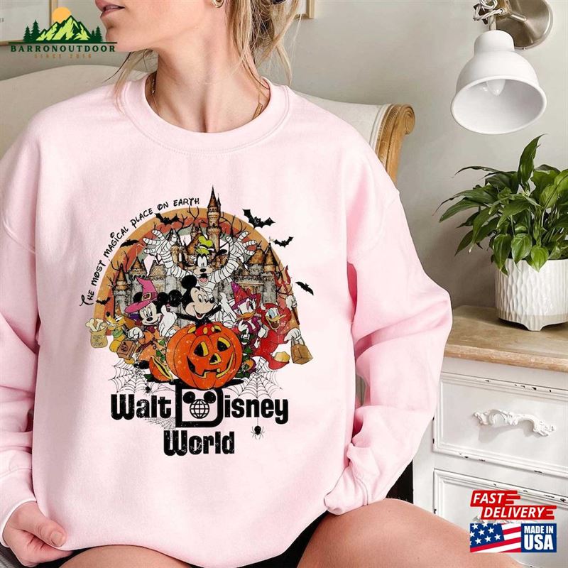Comfort Colors® Vintage Walt Disney World Halloween Sweatshirt Mickey's Not So Scary Hoodie Comfort Colors® Vintage Walt Disney World Halloween Sweatshirt Mickey's Not So Scary Hoodie