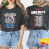 Comfort Colors Aerosmith 2023 2024 T-Shirt Peace Out Farewell Tour With The Black Crowes Sweatshirt Hoodie Concert Unisex