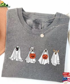 Comfort Colors Cute Ghost Dog Shirt T Shirt Lovers Tee Classic Unisex 3