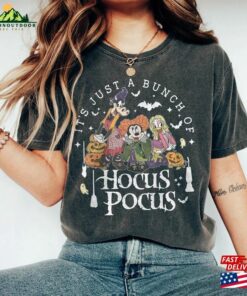 Comfort Colors Disney Halloween Hocus Pocus Shirt It’s Just A Bunch Of Hoodie T-Shirt