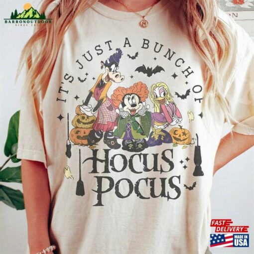 Comfort Colors Disney Halloween Hocus Pocus Shirt It’s Just A Bunch Of Sweatshirt T-Shirt