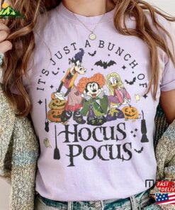 Comfort Colors Disney Halloween Hocus Pocus Shirt It's Just A Bunch Of Sweatshirt T-Shirt 2 Comfort Colors Disney Halloween Hocus Pocus Shirt Its Just A Bunch Of Sweatshirt T Shirt 3