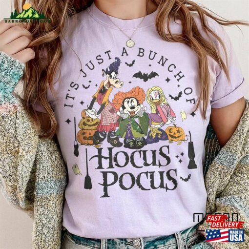 Comfort Colors Disney Halloween Hocus Pocus Shirt It’s Just A Bunch Of Sweatshirt T-Shirt