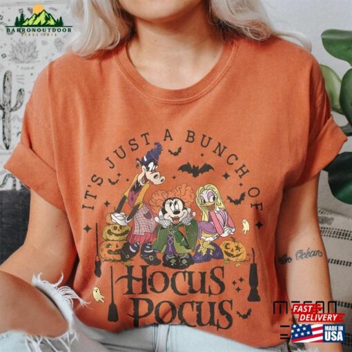 Comfort Colors Disney Halloween Hocus Pocus Shirt It’s Just A Bunch Of Sweatshirt T-Shirt