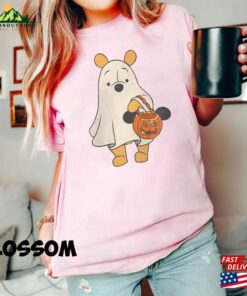 Comfort Colors Disney Winnie The Pooh Halloween Shirt Ghost Spooky Season T Shirt Classic 3